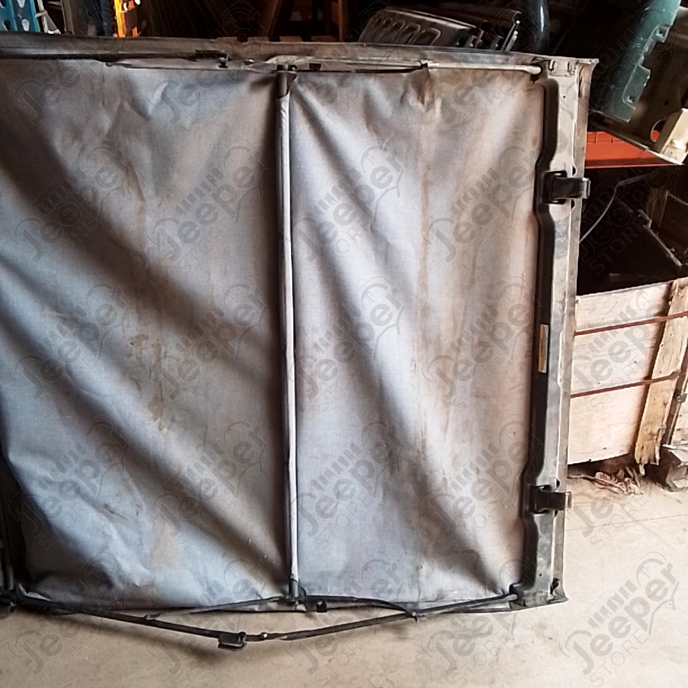 Occasion : Bâche incomplète noire sans fenetres pour JK Unlimited 4 portes pour Jeep Wrangler JK