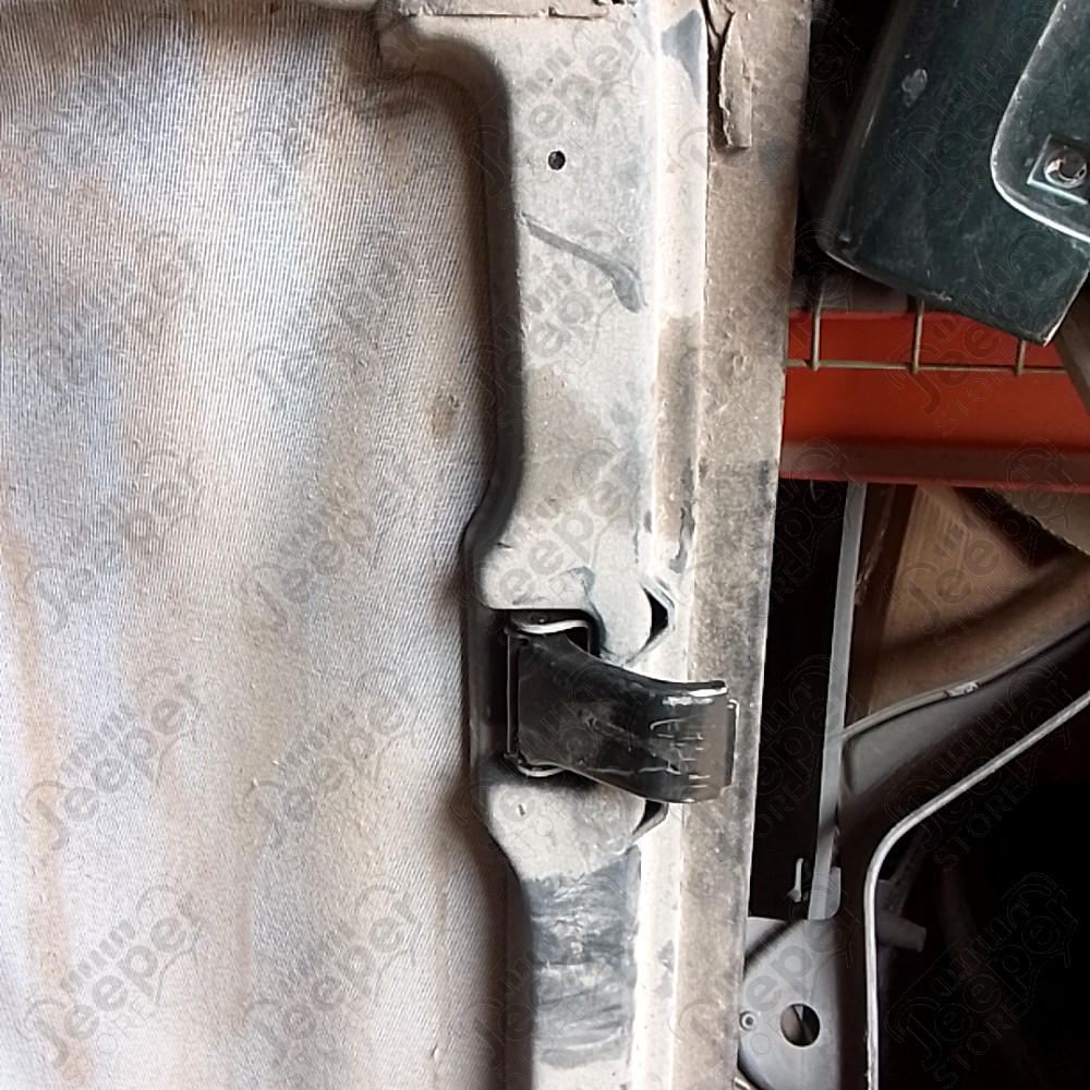 Occasion : Bâche incomplète noire sans fenetres pour JK Unlimited 4 portes pour Jeep Wrangler JK