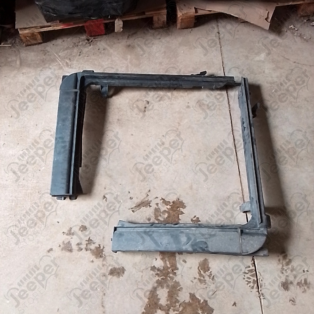 Occasion : Bâche incomplète noire sans fenetres pour JK Unlimited 4 portes pour Jeep Wrangler JK