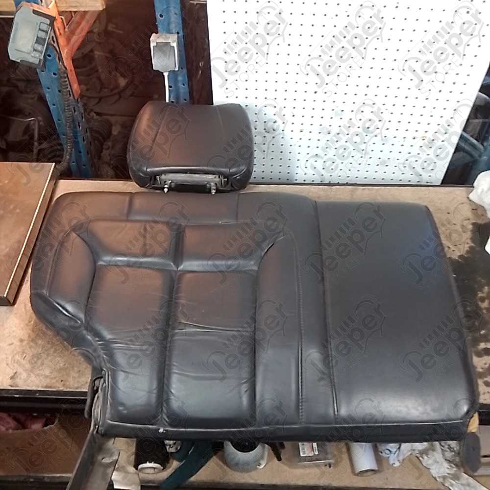 Occasion : Dossier 2/3 banquette arrière noir en cuir + appui tête pour Jeep Grand Cherokee WJ, WG