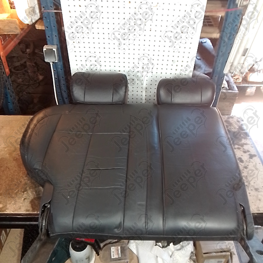 Occasion : Dossier 2/3 banquette arrière noir en cuir + appuis tête pour Jeep Grand Cherokee WJ, WG