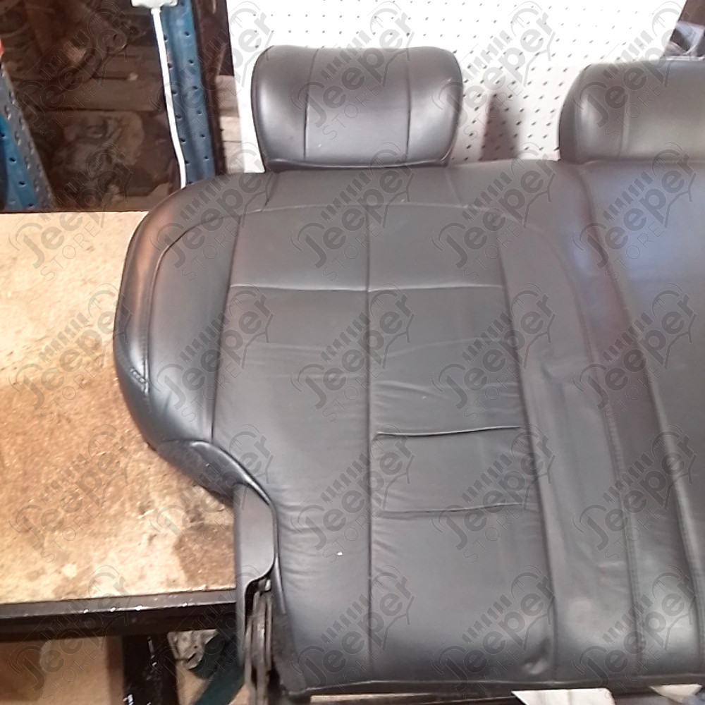 Occasion : Dossier 2/3 banquette arrière noir en cuir + appuis tête pour Jeep Grand Cherokee WJ, WG