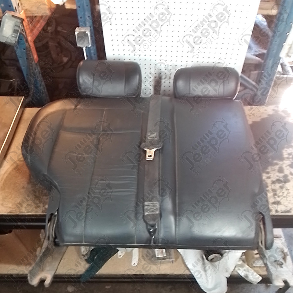 Occasion : Dossier 2/3 banquette arrière noir en cuir + appuis tête pour Jeep Grand Cherokee WJ, WG