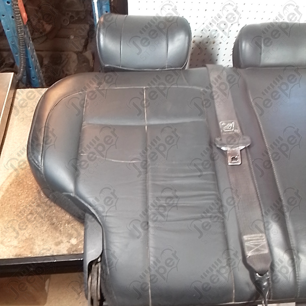Occasion : Dossier 2/3 banquette arrière noir en cuir + appuis tête pour Jeep Grand Cherokee WJ, WG