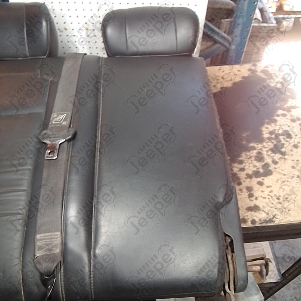 Occasion : Dossier 2/3 banquette arrière noir en cuir + appuis tête pour Jeep Grand Cherokee WJ, WG