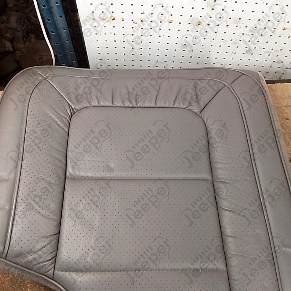 Occasion : Dossier 1/3 banquette arrière gris en cuir pour Jeep Grand Cherokee ZJ, ZG