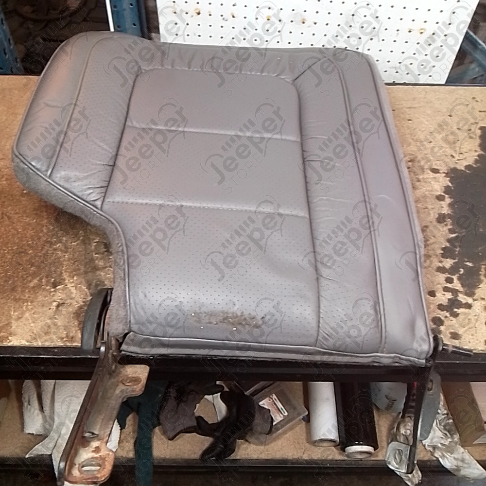 Occasion : Dossier 1/3 banquette arrière gris en cuir pour Jeep Grand Cherokee ZJ, ZG