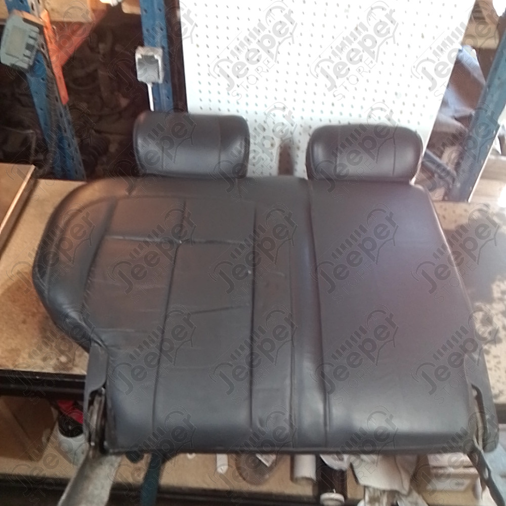 Occasion : Dossier 2/3 banquette arrière noir en cuir + appuis tête pour Jeep Grand Cherokee WJ, WG