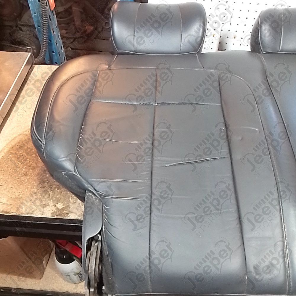 Occasion : Dossier 2/3 banquette arrière noir en cuir + appuis tête pour Jeep Grand Cherokee WJ, WG