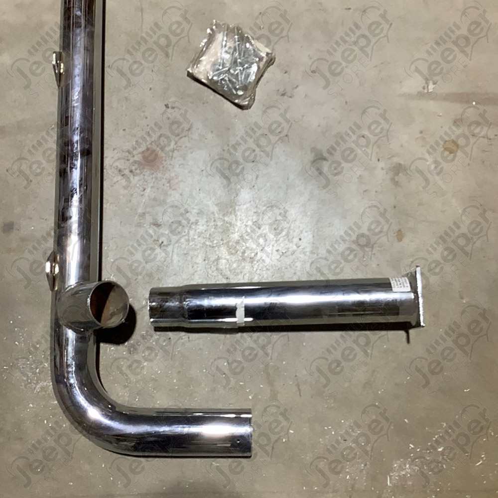 Occasion : Arceaux universel acier chromé incomplet pour Jeep MJ, TJ, YJ, CJ8, CJ7, CJ6, CJ5