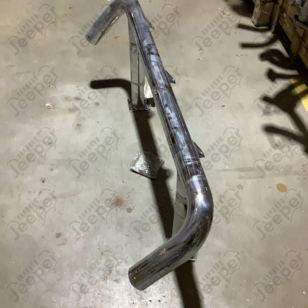 Occasion : Arceaux universel acier chromé incomplet pour Jeep MJ, TJ, YJ, CJ8, CJ7, CJ6, CJ5
