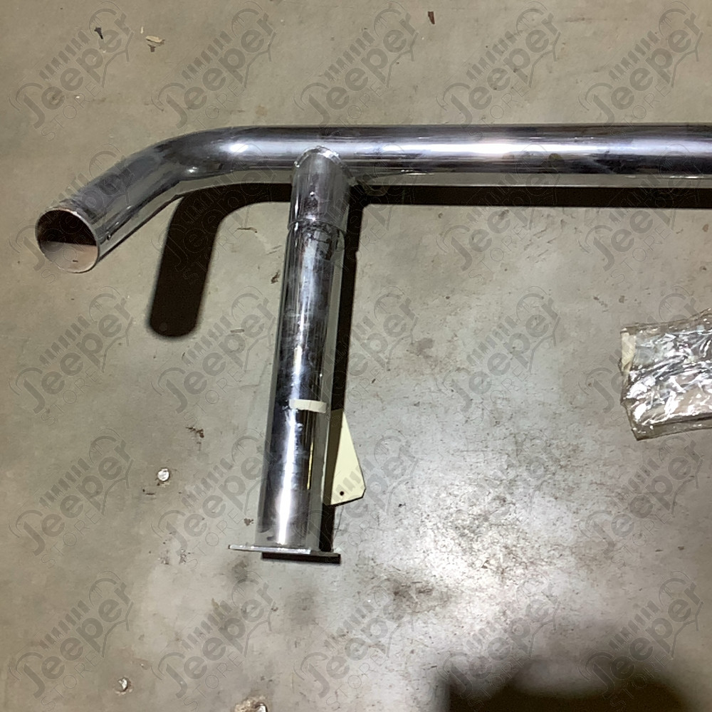 Occasion : Arceaux universel acier chromé incomplet pour Jeep MJ, TJ, YJ, CJ8, CJ7, CJ6, CJ5