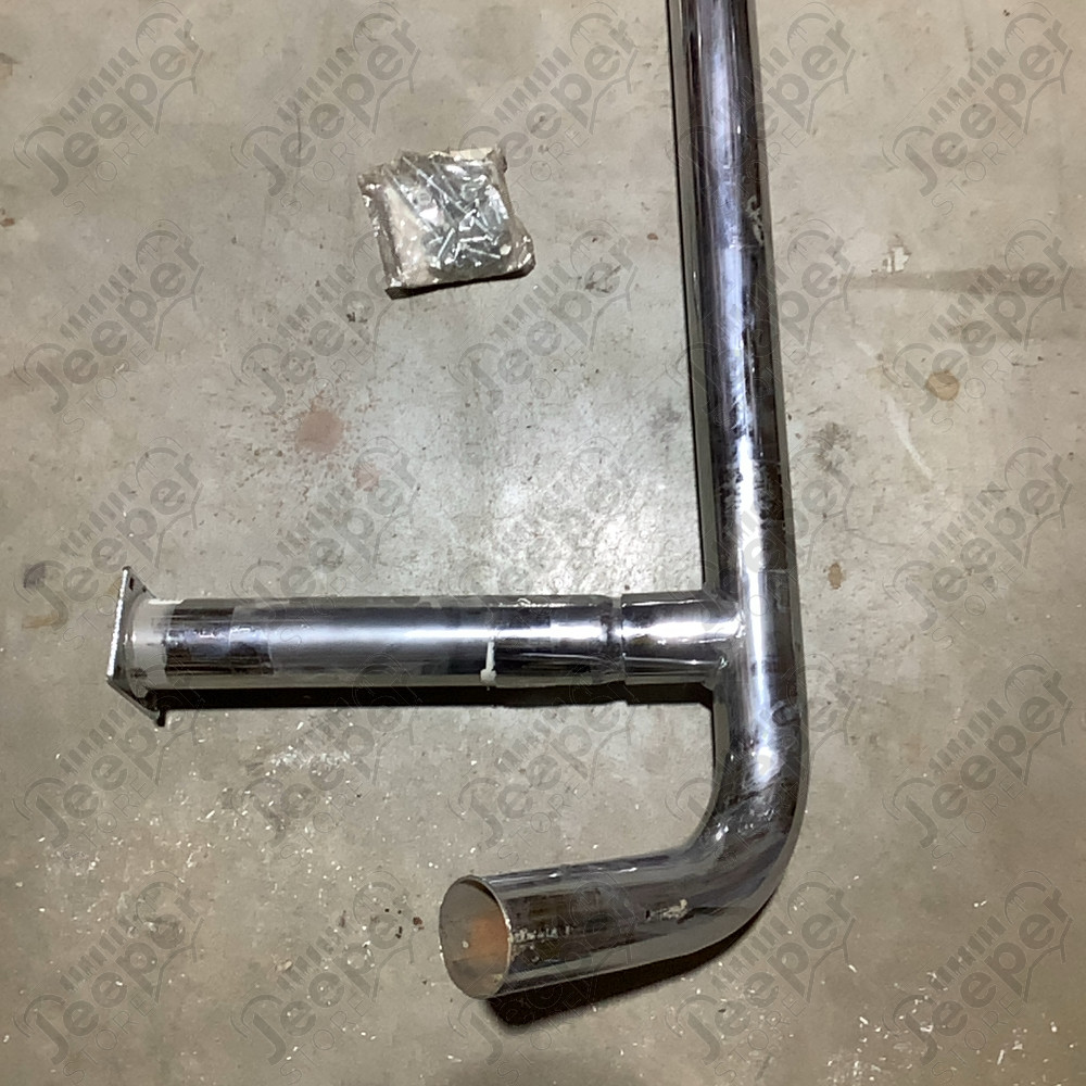 Occasion : Arceaux universel acier chromé incomplet pour Jeep MJ, TJ, YJ, CJ8, CJ7, CJ6, CJ5