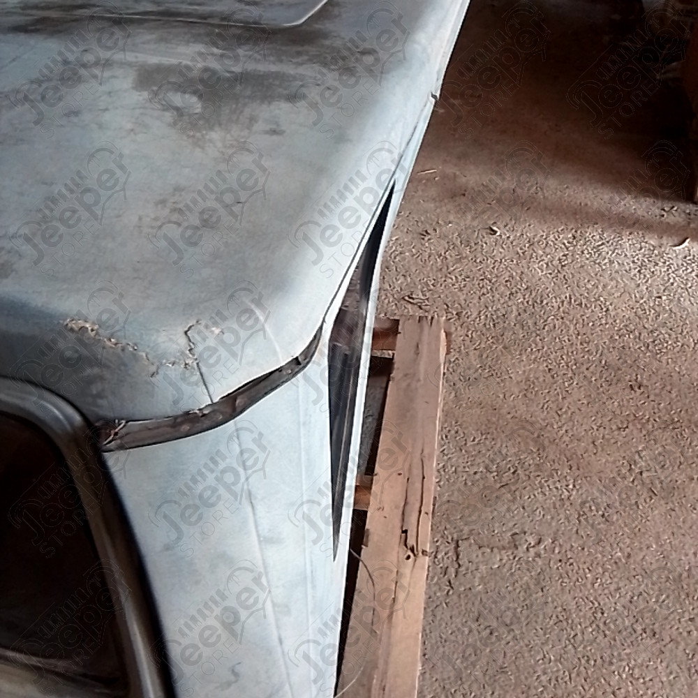 Occasion : Hardtop gris en plastique (à remettre en état) pour Jeep CJ7, YJ