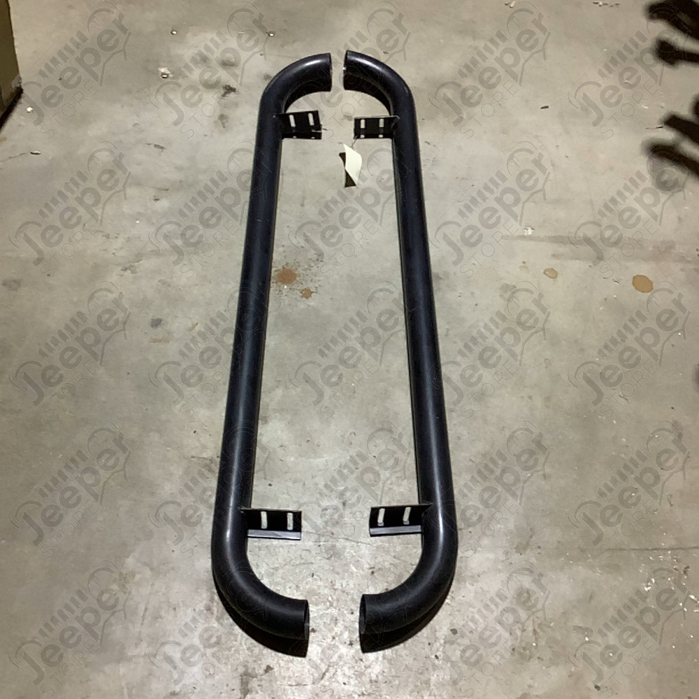 Occasion : Marche pieds tubulaire noir sans fixation pour Jeep Cherokee XJ