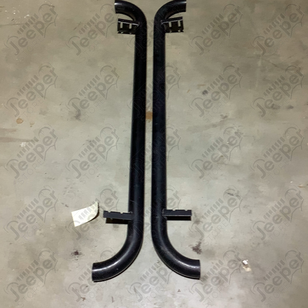 Occasion : Marche pieds tubulaire noir sans fixation pour Jeep Cherokee XJ