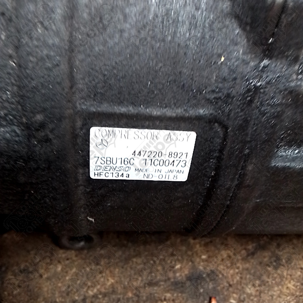 Occasion : Compresseur climatisation pour 2,7L CRD à refaire pour Jeep Grand Cherokee WJ, WG