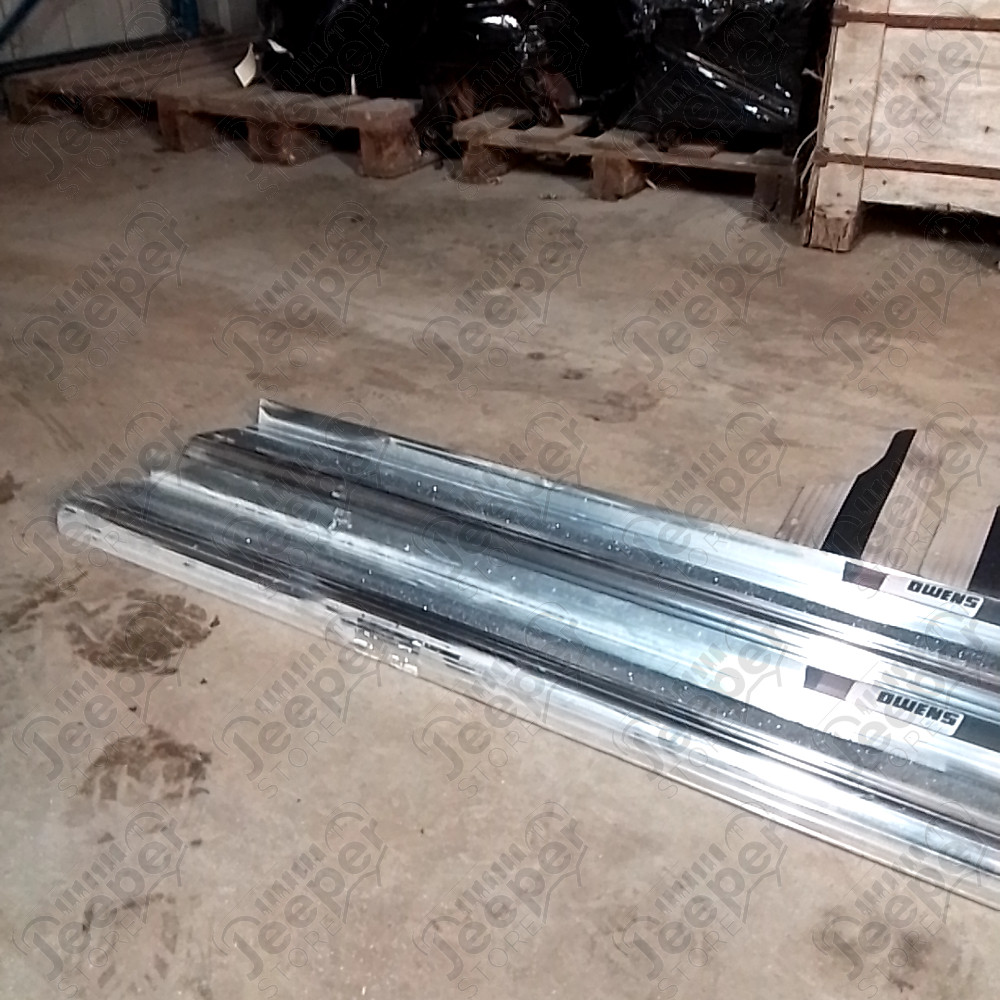 Occasion : Kit de plateaux de marche pied en aluminium avec bande anti dérapante + kit de bavettes pour Jeep divers