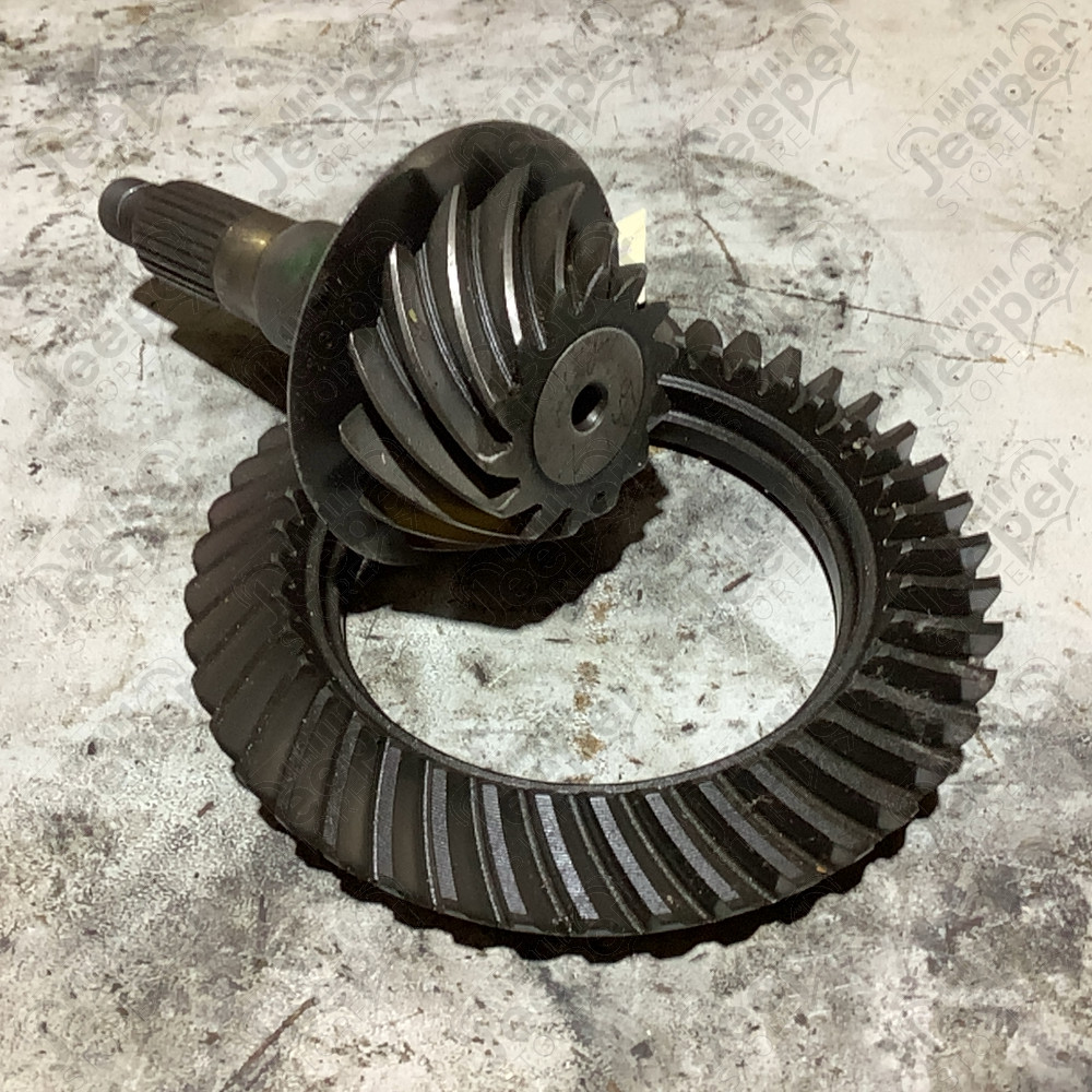 Occasion : Couple conique avant dana 30 (reverse). Ratio 3.07. Dents 43-14 pour Jeep TJ, XJ, WJ, WG