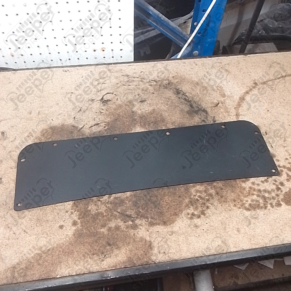 Occasion : Plaque fermeture de treuil pour pare choc avant pour Jeep Wrangler JK