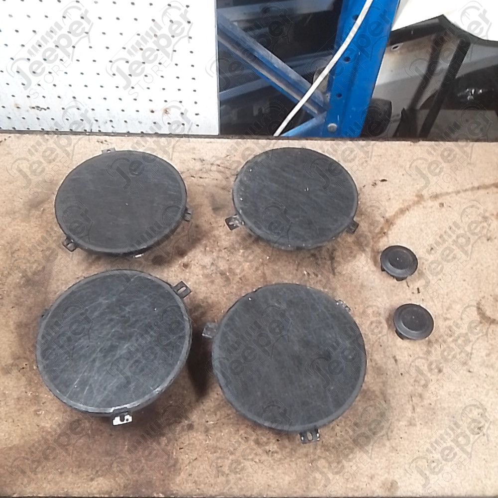 Occasion : Kit 4 hauts parleurs + 2 twitters d'origine pour 2p phase 1 pour Jeep Wrangler JK