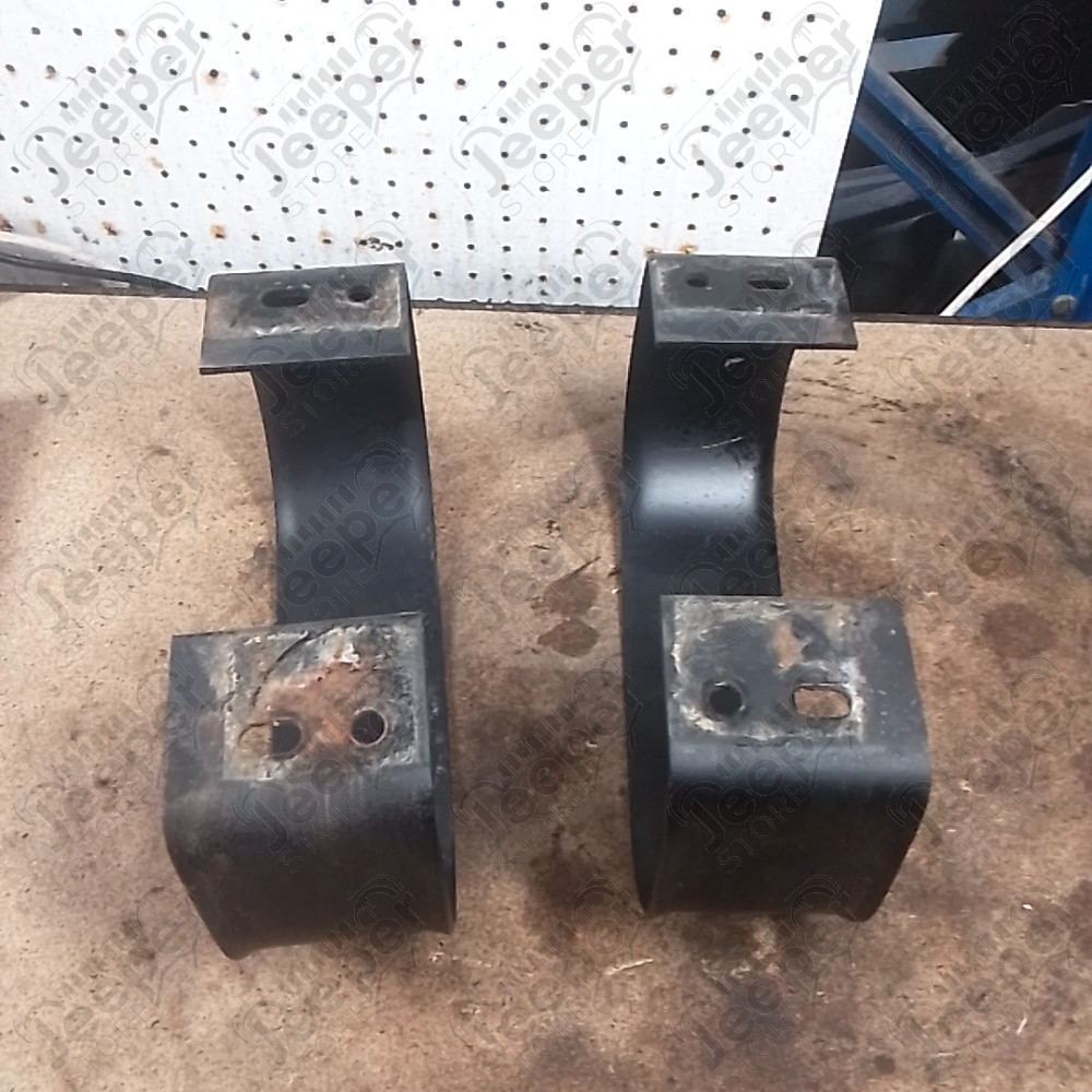 Occasion : Kit de 2 bumpenettes arrière noires pour Jeep CJ5, CJ6, CJ7, CJ8, YJ