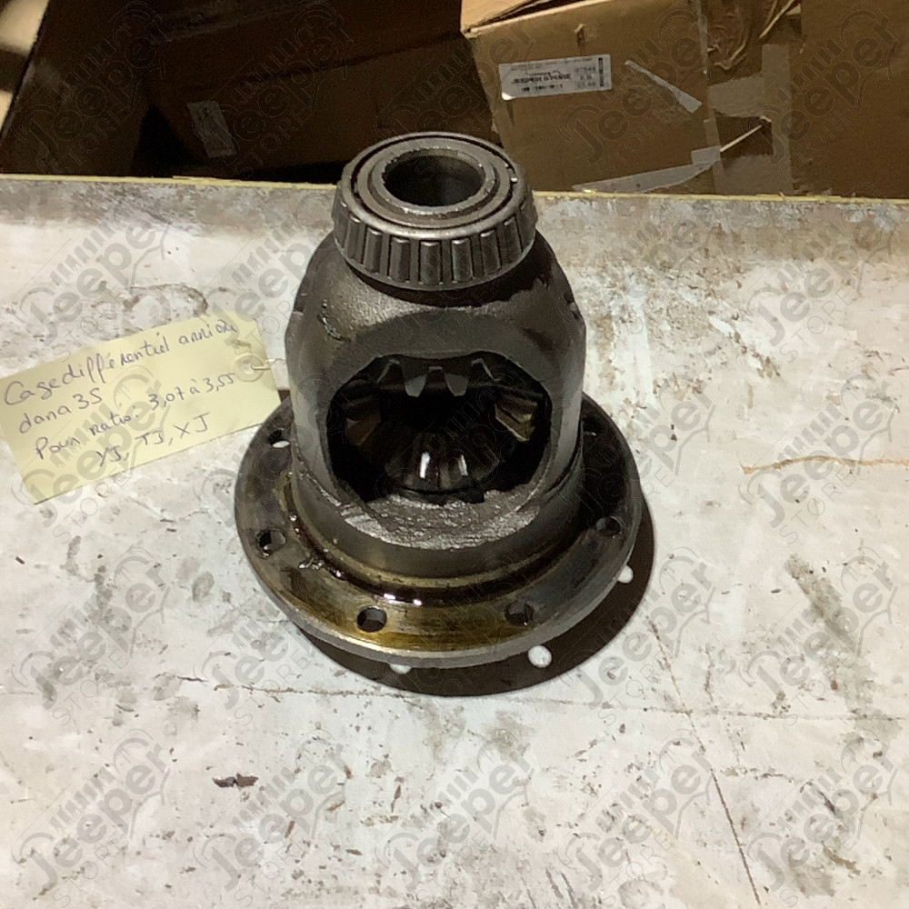 Occasion : Cage de différentiel arrière dana 35. Pour ratio 3.07 à 3.55 pour Jeep YJ, TJ, XJ, WJ, WG