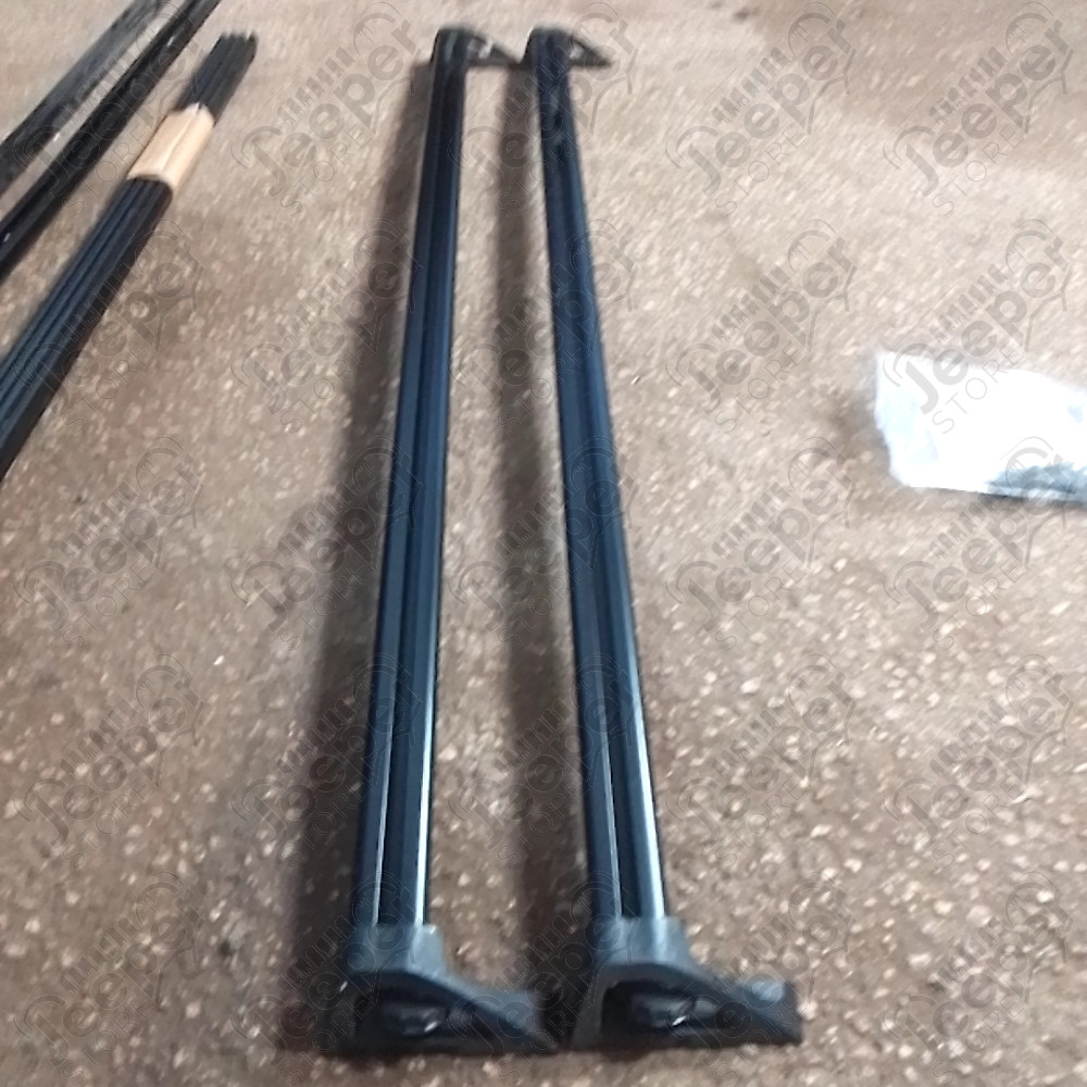 Occasion : Kit de barres de toit longitudinales et transversales avec les barres de renfort pour Jeep Cherokee XJ
