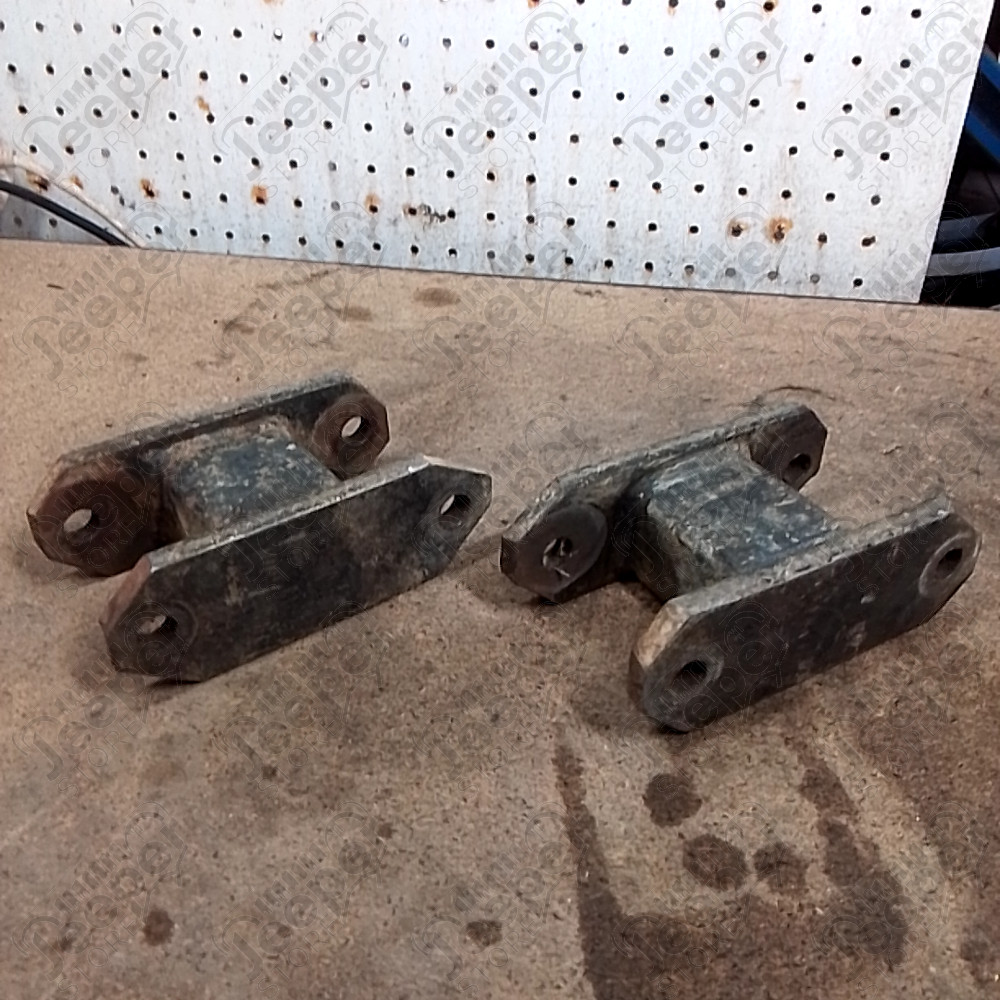 Occasion : 2 jumelles avant renforcées largueur : 6,5 cm / entraxe : 11,5 cm pour Jeep CJ5, CJ7, CJ8