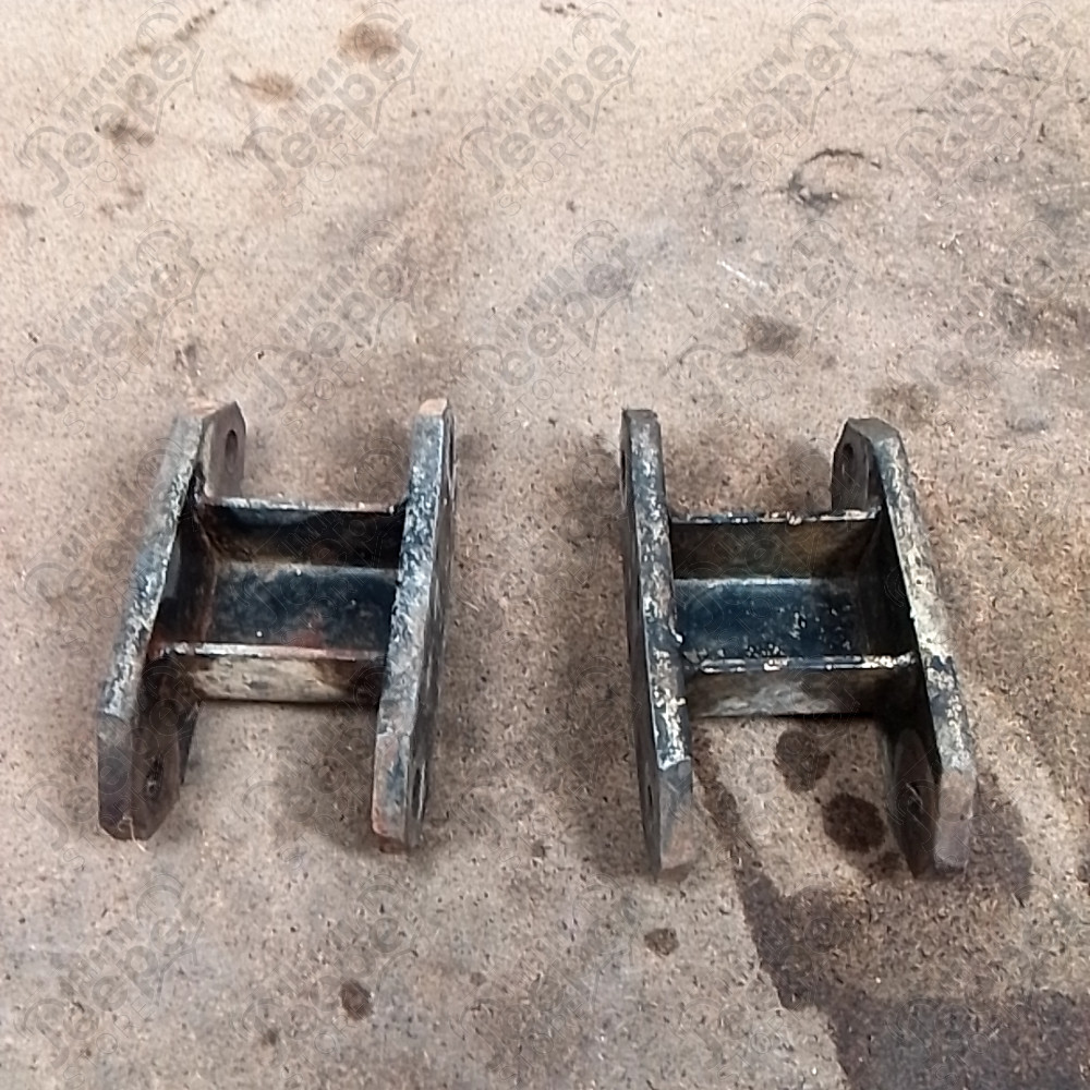 Occasion : 2 jumelles avant renforcées largueur : 6,5 cm / entraxe : 11,5 cm pour Jeep CJ5, CJ7, CJ8