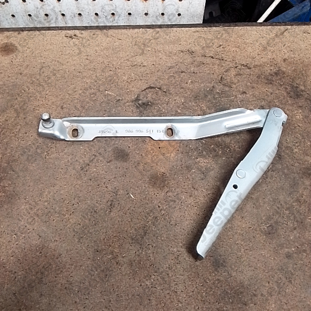 Occasion : Charnière (compas) de capot moteur gauche pour Porsche Boxster 986 2.5L essence phase 1