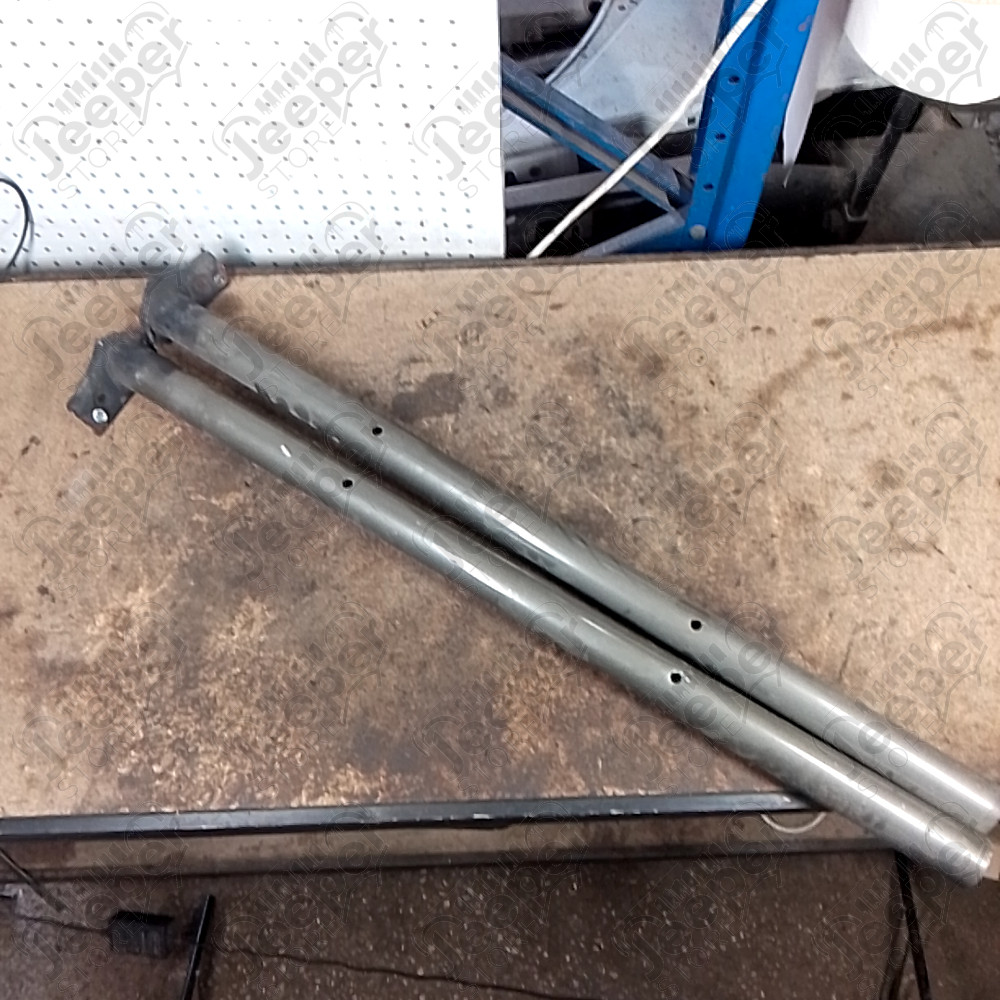 Occasion : Kit de 2 barres d'arceaux de baie de pare brise (modifiées côté baie) pour Jeep Wrangler YJ