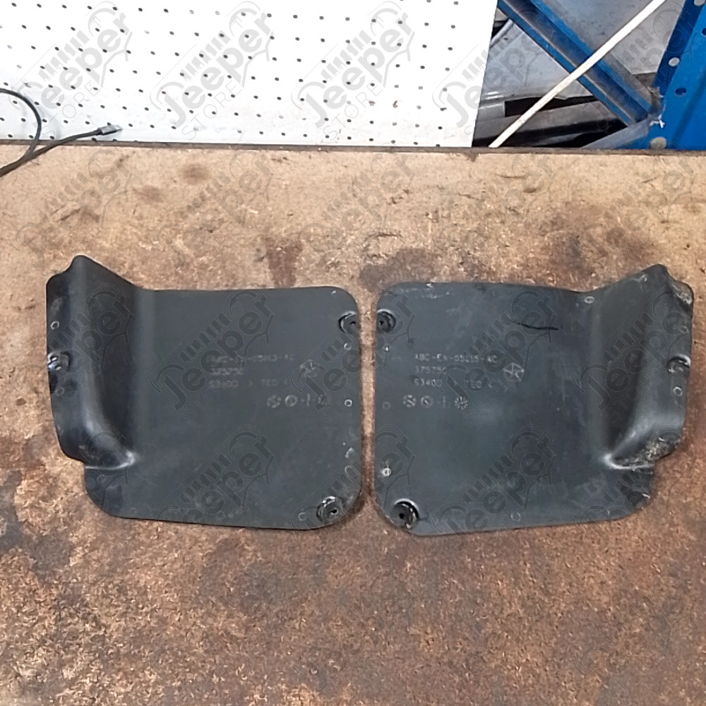 Occasion : Kit de 2 bavettes pour pare chocs avant pour Jeep Wrangler JK