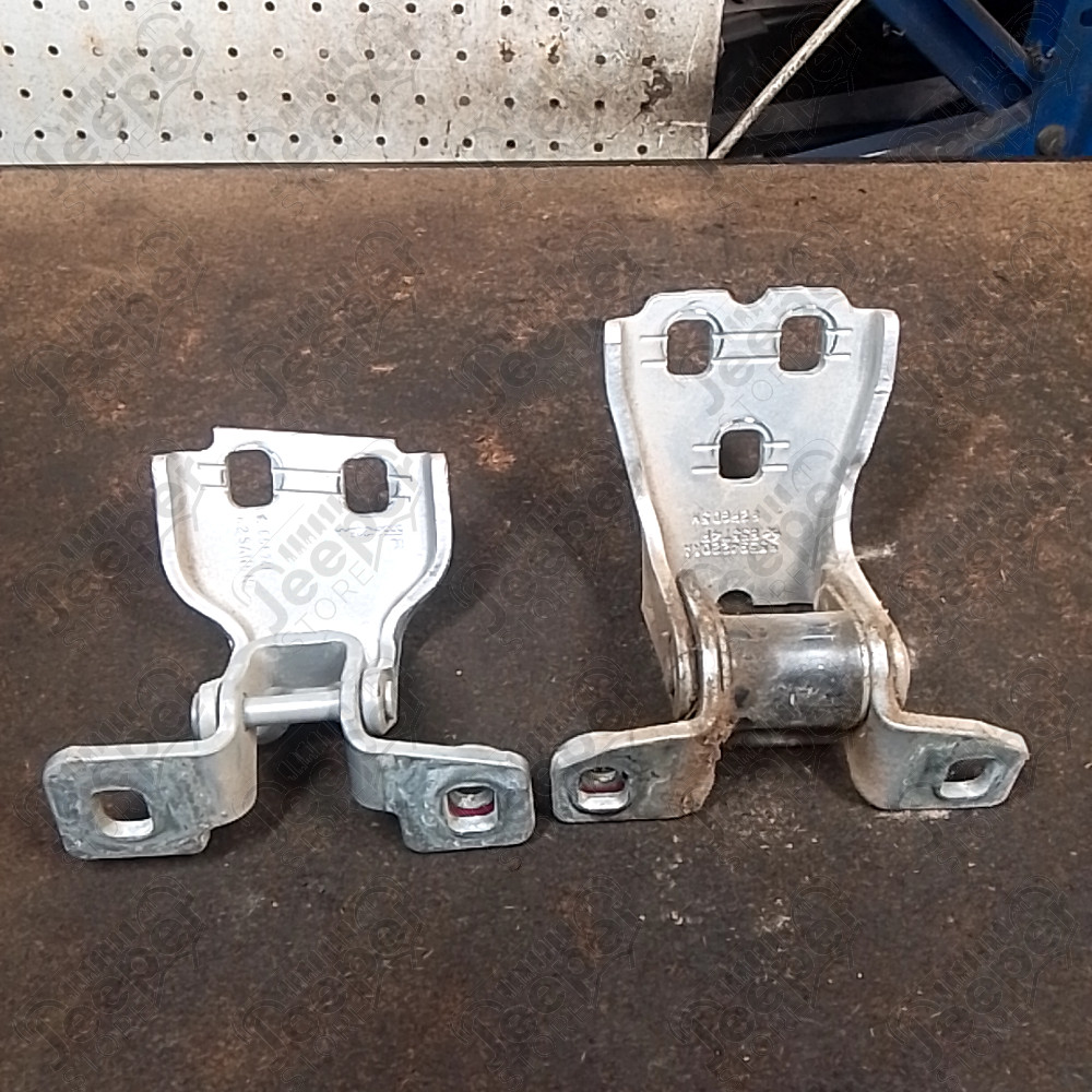 Occasion : Lot de 2 charnières pour porte arrière gauche (supérieure + inférieure) pour Jeep Grand Cherokee WH, WK