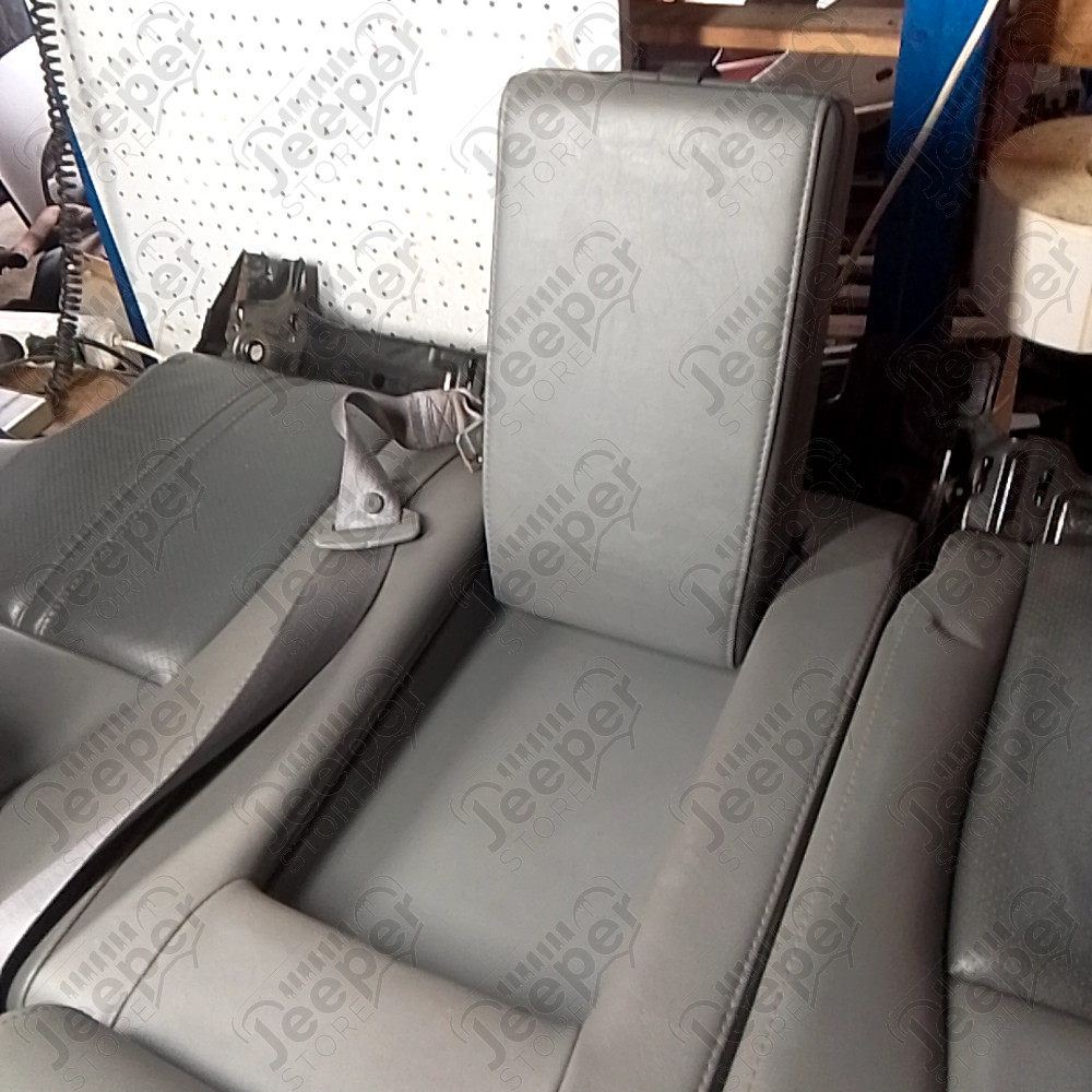 Occasion : Dossier banquette arrière gris en cuir pour Jeep Grand Cherokee WH, WK