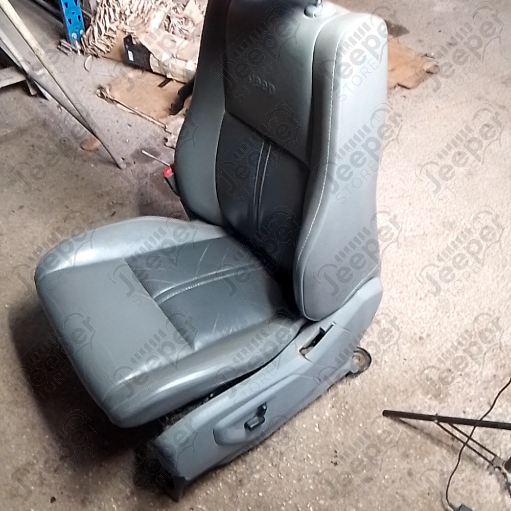 Occasion : Siège passager gris en cuir (sans son socle) pour Jeep Grand Cherokee WH, WK