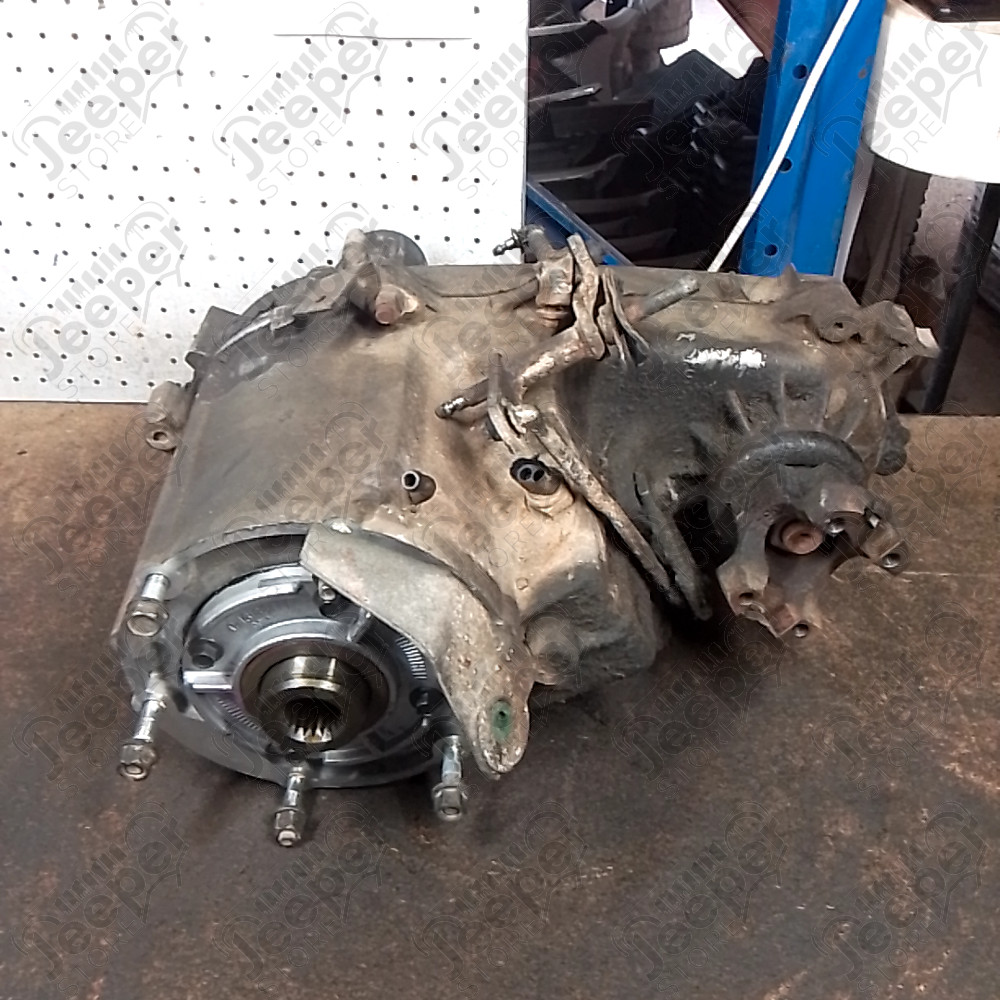 Occasion : Boîte de transfert NP231 2.5L essence / ratio : 2,72 / nombre de dents : 21 (non testée) pour Jeep Cherokee XJ
