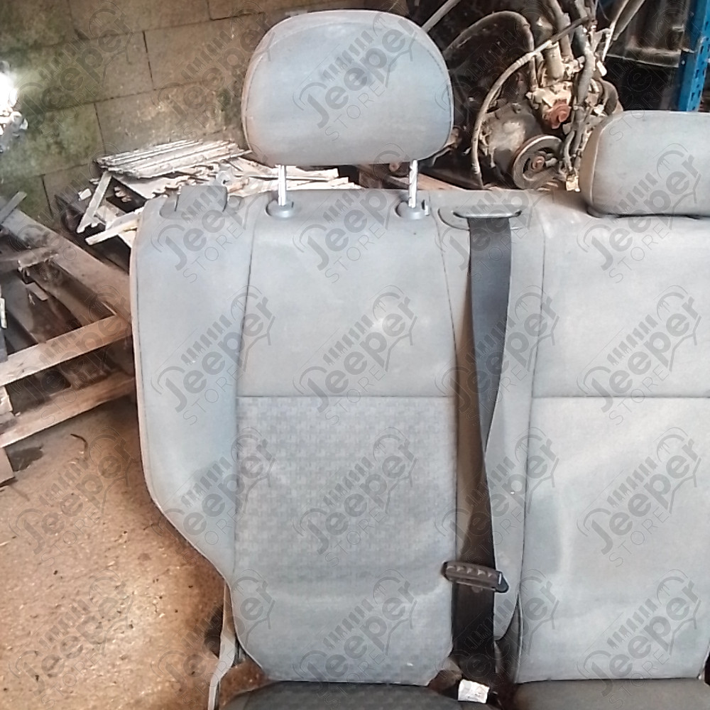 Occasion : Banquette arrière (assise + dossier) en tissu gris d'origine pour Jeep Cherokee Liberty KJ
