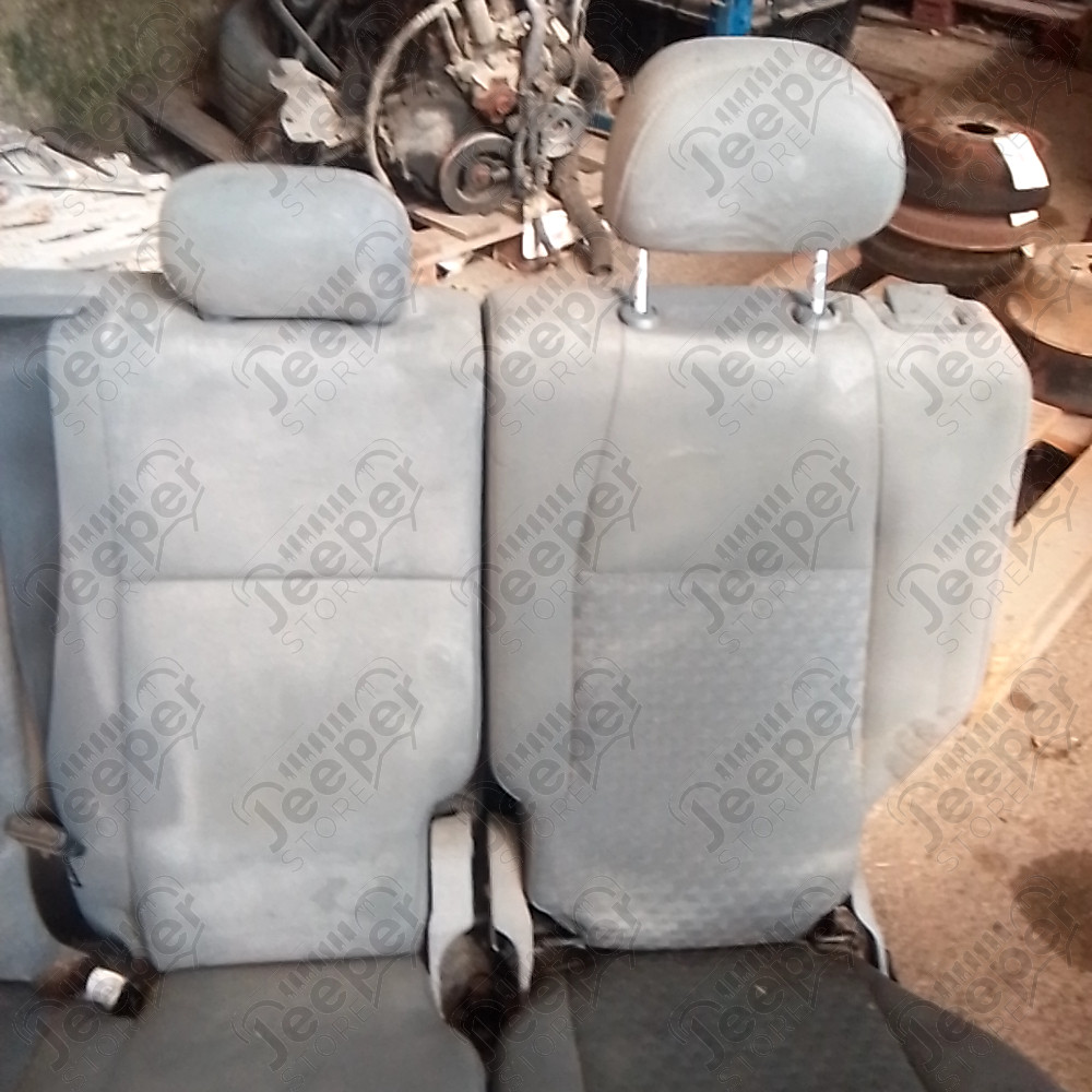 Occasion : Banquette arrière (assise + dossier) en tissu gris d'origine pour Jeep Cherokee Liberty KJ