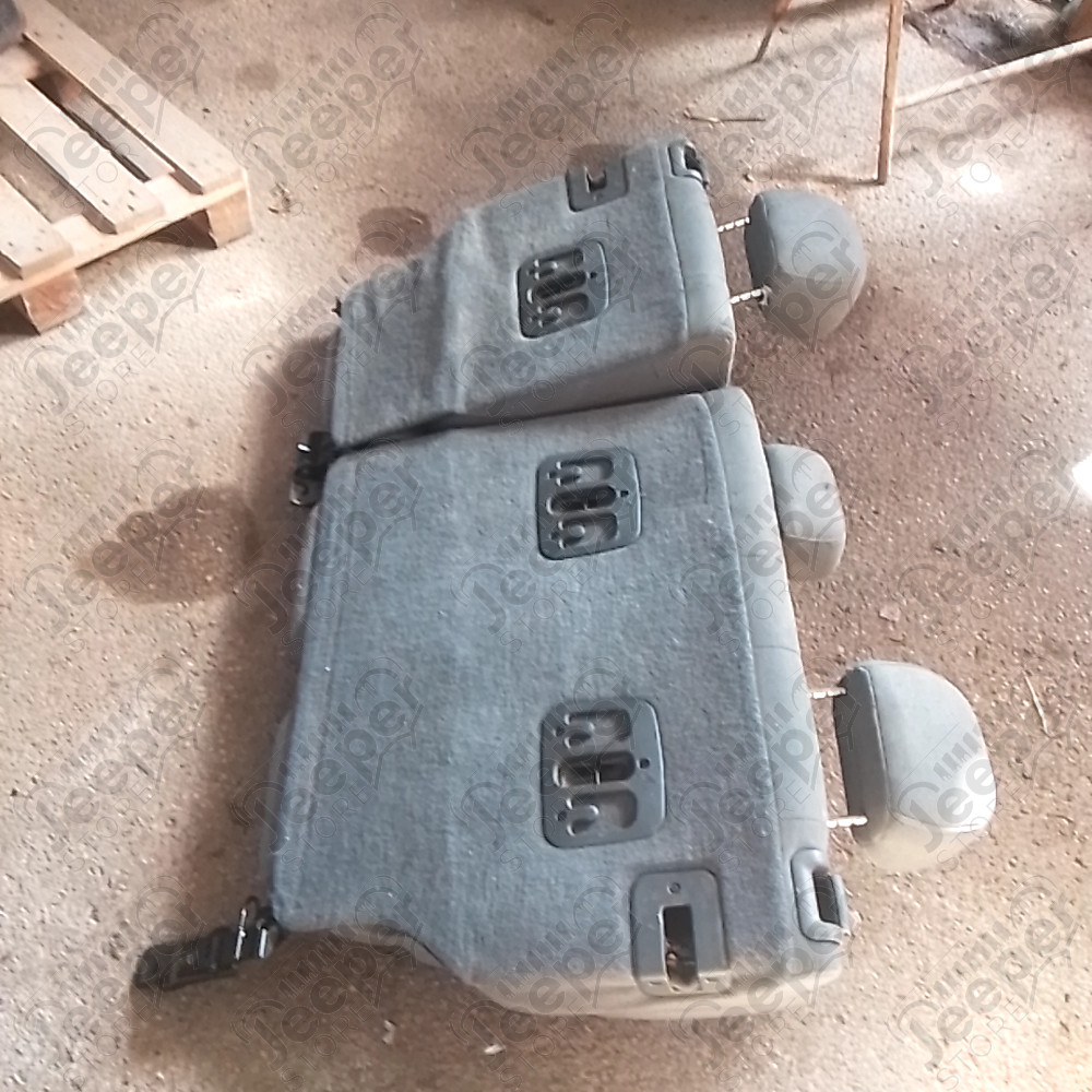 Occasion : Banquette arrière (assise + dossier) en tissu gris d'origine pour Jeep Cherokee Liberty KJ