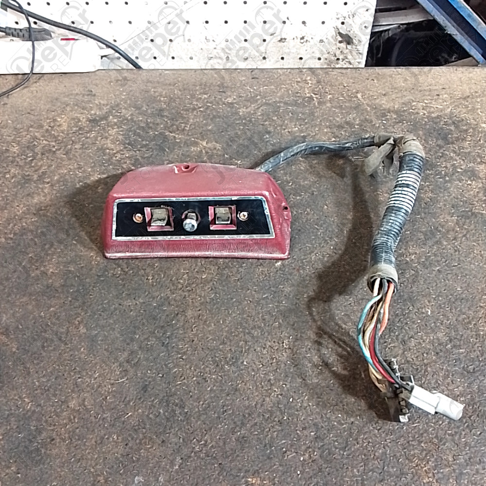 Occasion : Commande réglage siège électrique passager couleur bordeau pour Jeep Cherokee XJ