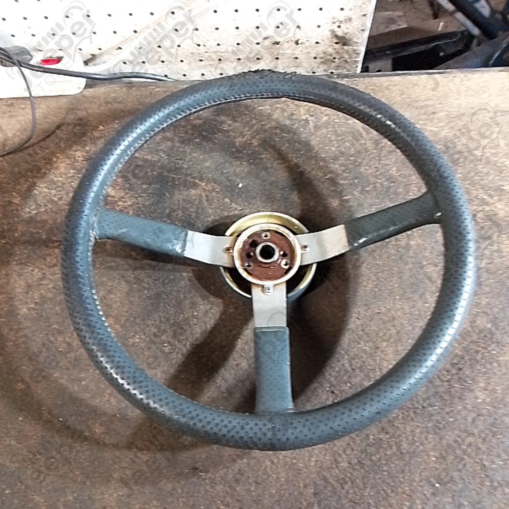 Occasion : Volant cuir gris pour Jeep CJ7, CJ8, YJ, MJ, XJ