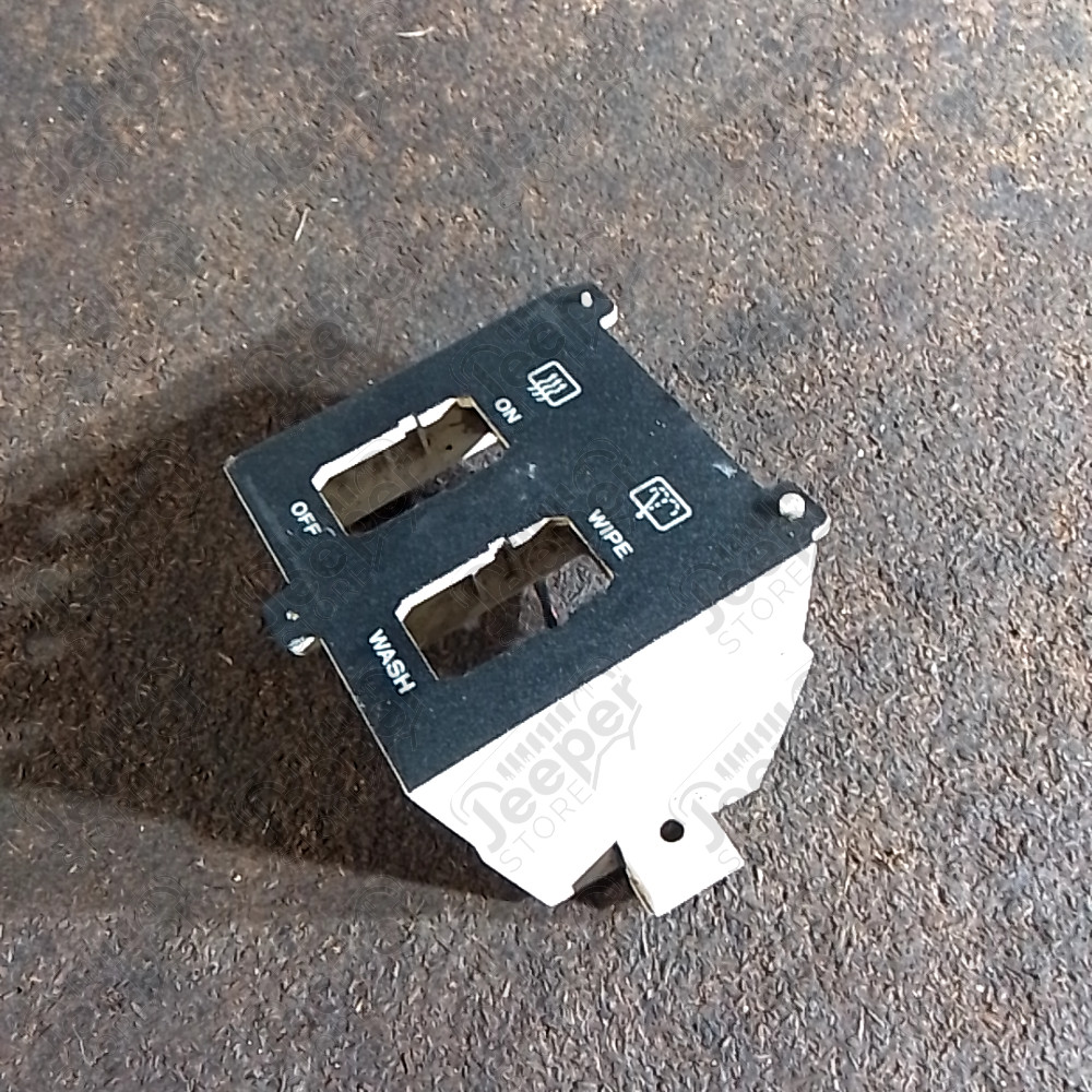Occasion : Interrupteur tableau de bord pour dégivrage lunette arrière + essuie-glace arrière pour Jeep Cherokee XJ