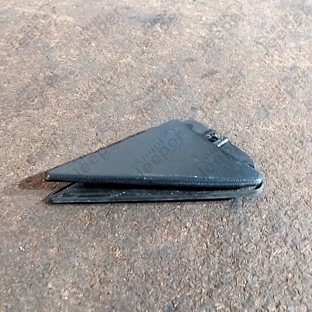 Occasion : Garniture de rétroviseur + joint intérieur noir côté passager pour Jeep Cherokee XJ