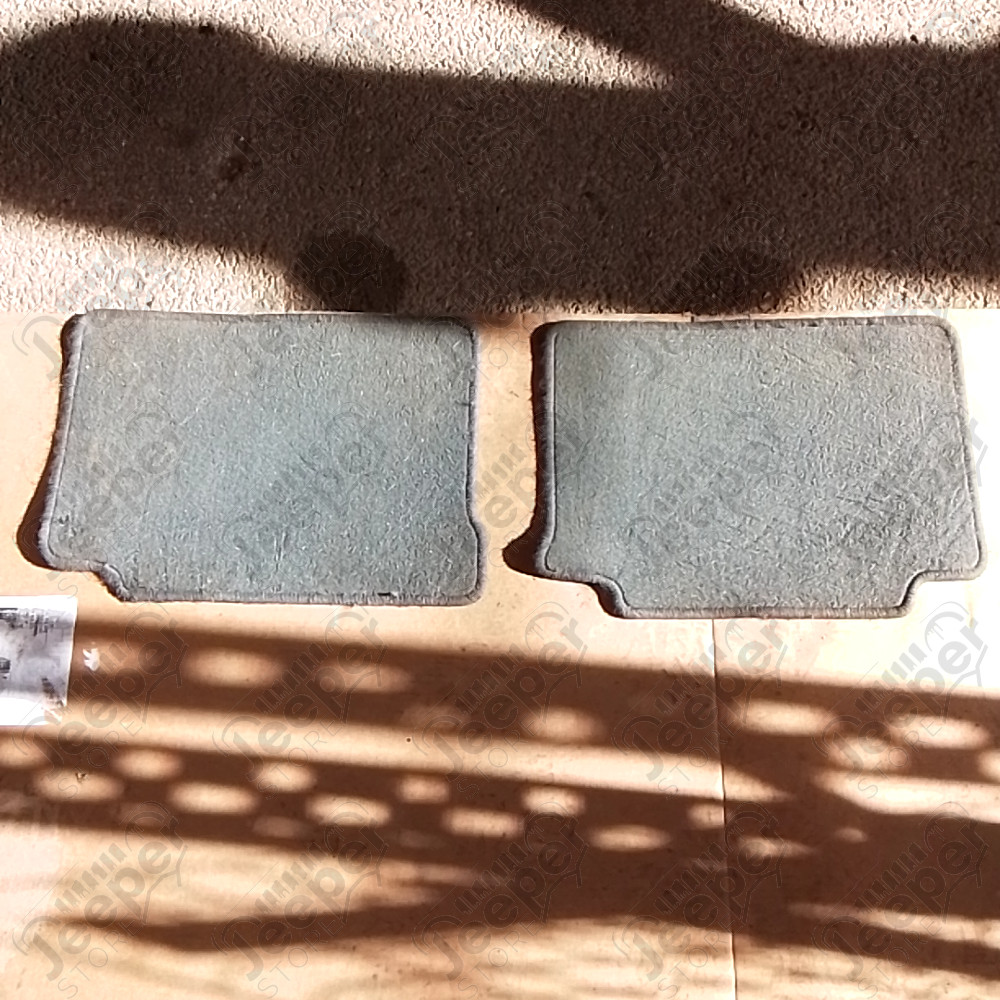 Occasion : Kit de 2 tapis arrière gris pour 4 portes pour Jeep Wrangler JK