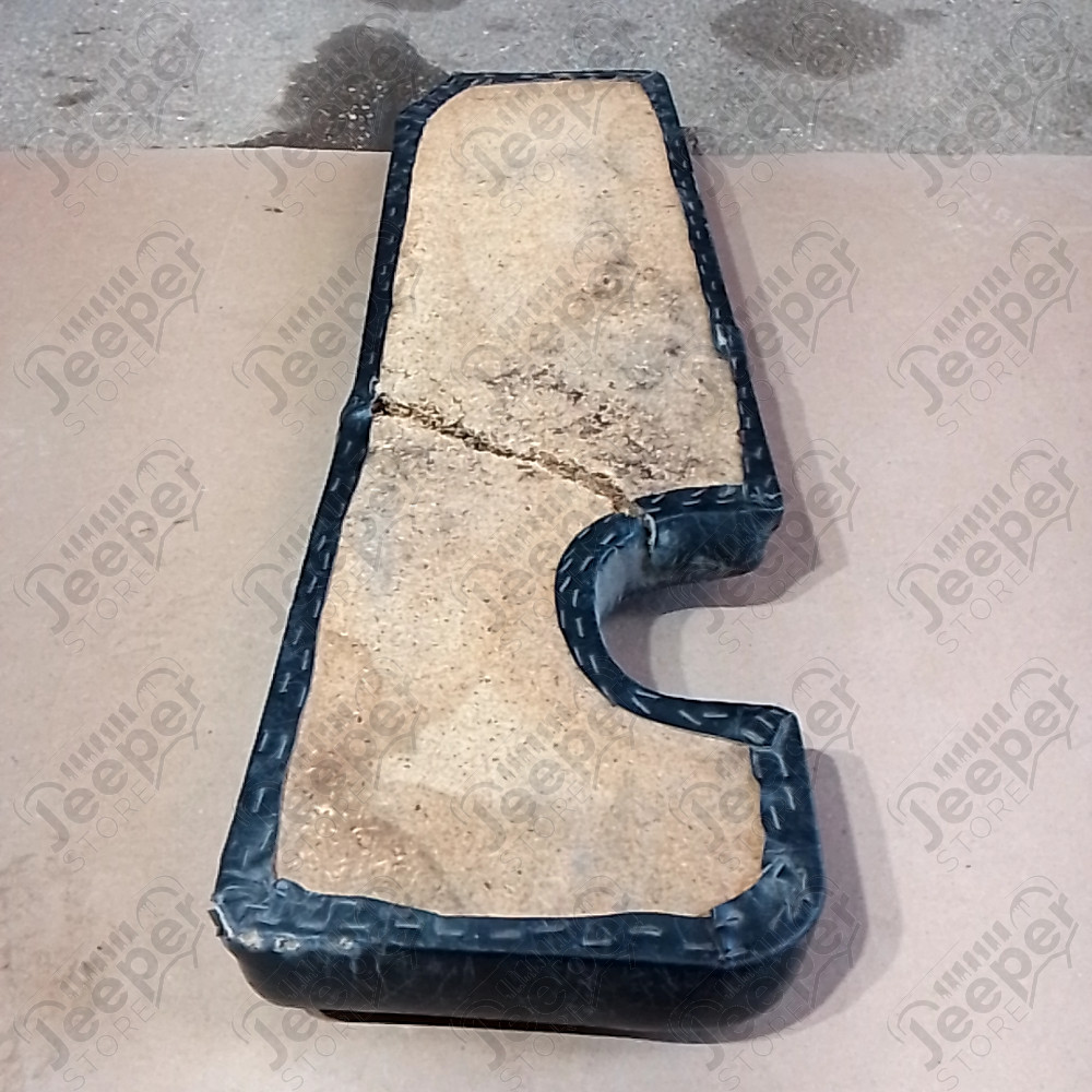 Occasion : Kit de 2 coussin latéraux sur ailes en simili-cuir noir pour Jeep CJ5, CJ7, YJ
