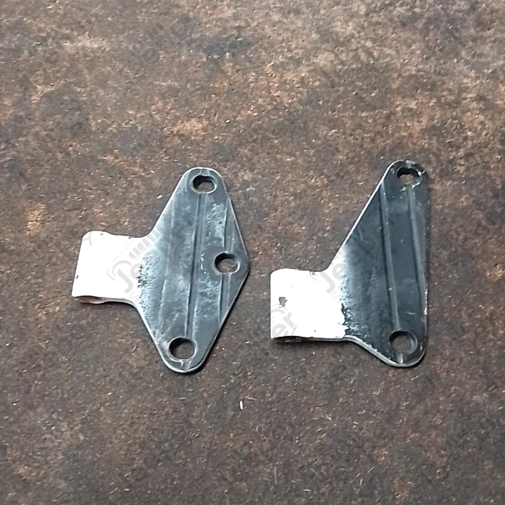 Occasion : Kit de 2 charnières blanches de porte arrière droite pour Jeep Wrangler JK