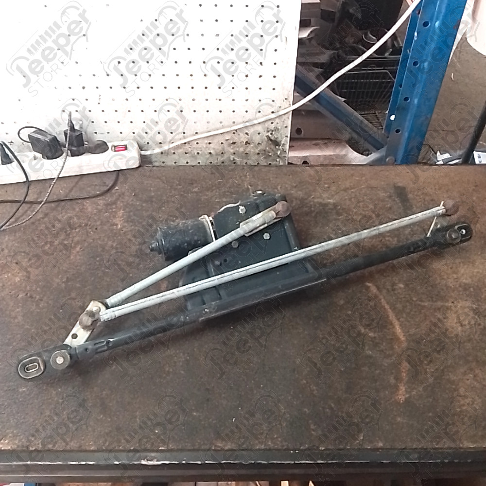 Occasion : Tringlerie + moteur d'essuie glace avant pour Jeep Wrangler TJ