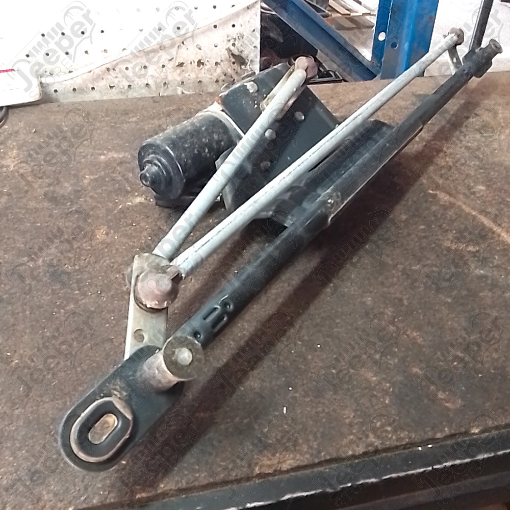 Occasion : Tringlerie + moteur d'essuie glace avant pour Jeep Wrangler TJ