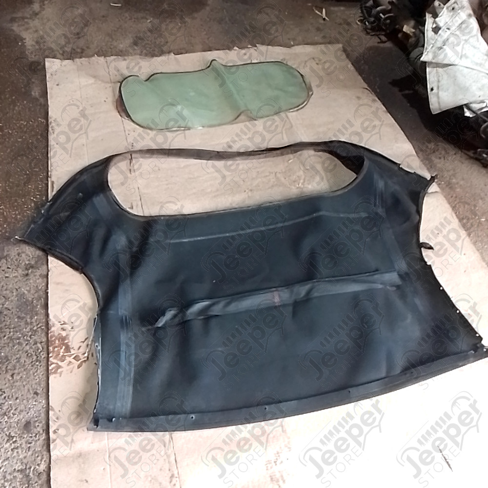 Occasion : Bâche de toit + vitre plastique d'origine pour Porsche Boxster 986 phase 1